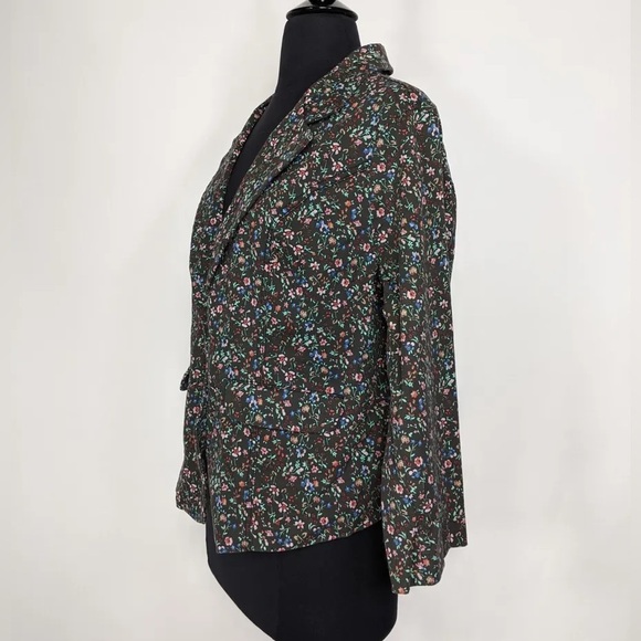 NWT;American Rag Cie Womens Black Floral Blazer Jacket🌻 - Picture 2 of 9